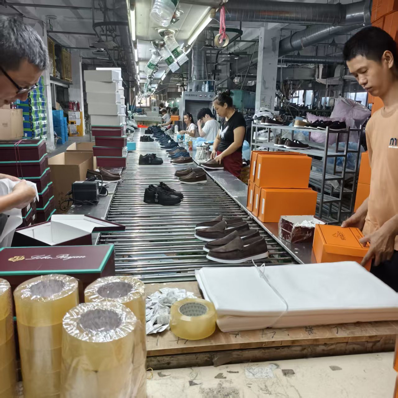 Production and packing line